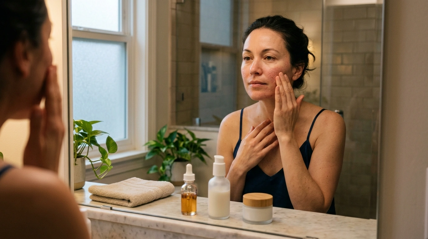 Even Skin Tone at Night: Spots, Redness & Dullness